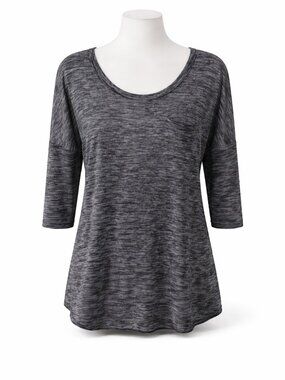 Misia Tunic Size Large Black & White EUC